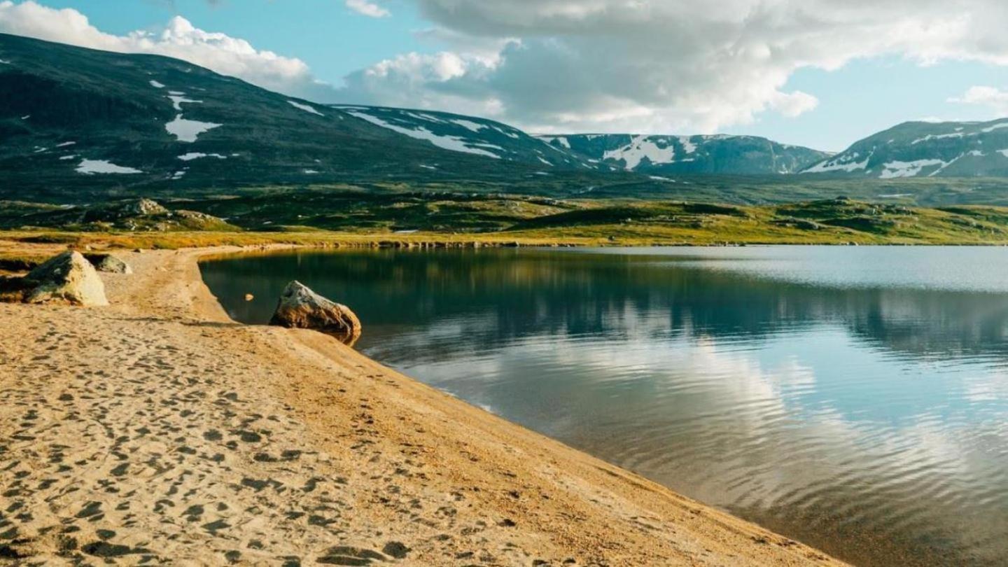 Koselig Hytte Med Usjenert Og Solrik Beliggenhet Гейло Екстер'єр фото